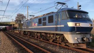 EF210-4号機＋コキ100系 貨物列車通過