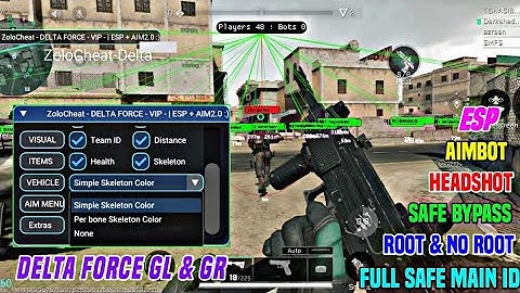 DELTA FORCE MOD MENU|| HACK CHEAT DELTA FORCE MOBILE AIMBOT SCRIFT LUA FILE | DFM GLOBAL MOD 2025