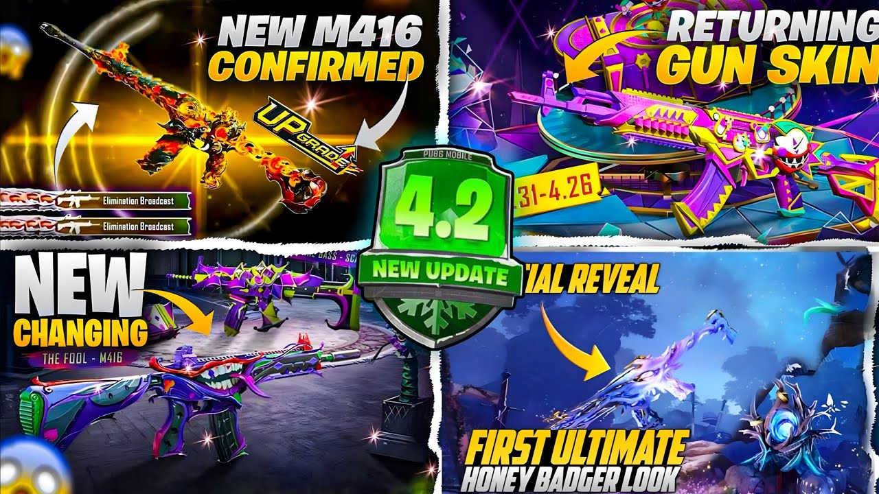 О боже! 3 улучшенных M416 вернулись 😱 | FOOL M416 вернулся | Новая дата выхода Ultimate! | PUBG M...