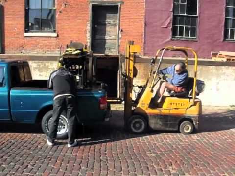 How to Move a 19th Century Platen Press