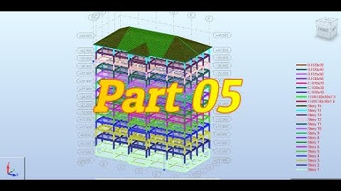 How to model apartment 14F in Robot structural Analysis  Part 05