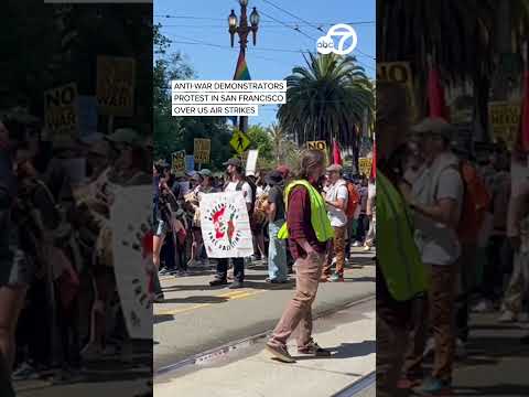 Anti-war demonstrators protest
