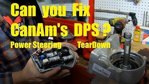 Can Am DPS (Power Steering) Tear Down