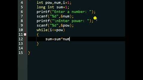 #C12 To find Power of Given number in C | computer programming | #shorts #coding #programming