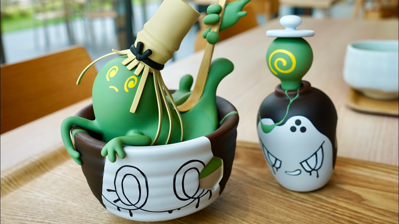 【粘土】チャデス&ヤバソチャ作ってみたMaking Poltchageist & Sinistcha「Life-size」【ポケモン】/ Pokémon Clay Art