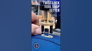EASY & FAST Twist-Lock Fastener with Button Installation