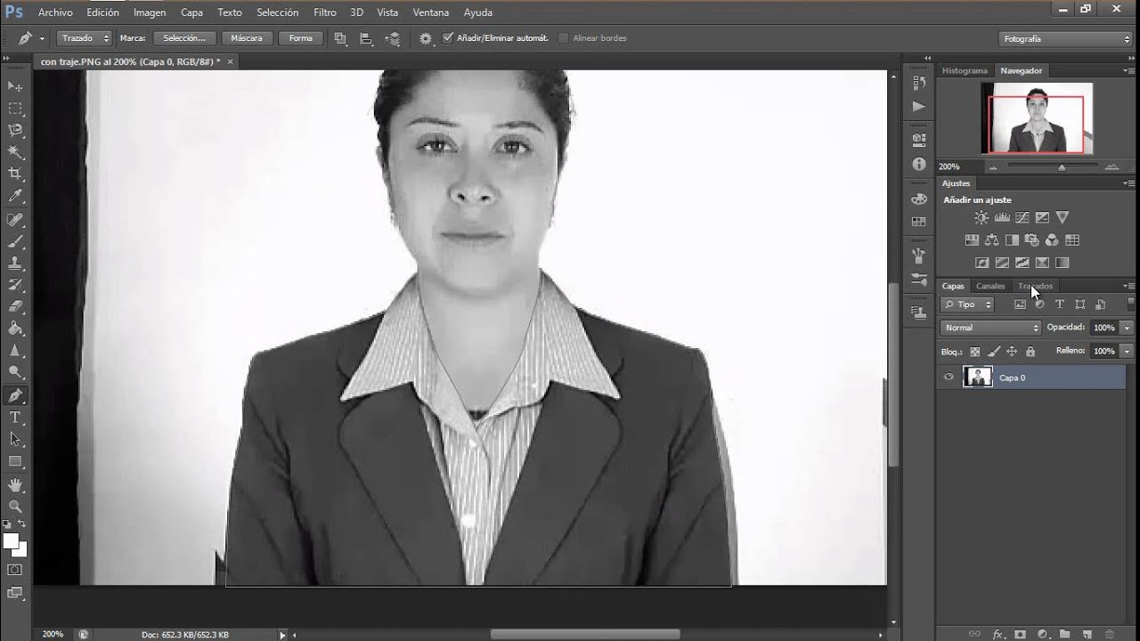 como cambiar la ropa a una persona con photoshop cs6 - YouTube