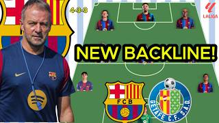 HANSI FLICK’S NEW BACKLINE! Barcelona vs Getafe | NEW DEFENCE Revealed to Beat Getafe LaLiga 2026/27