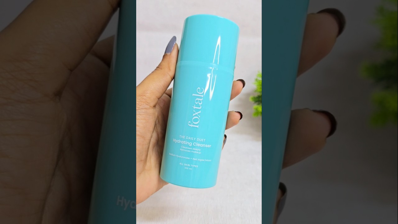 👆Review🔴foxtale Hydrating cleanser | full video uploaded 