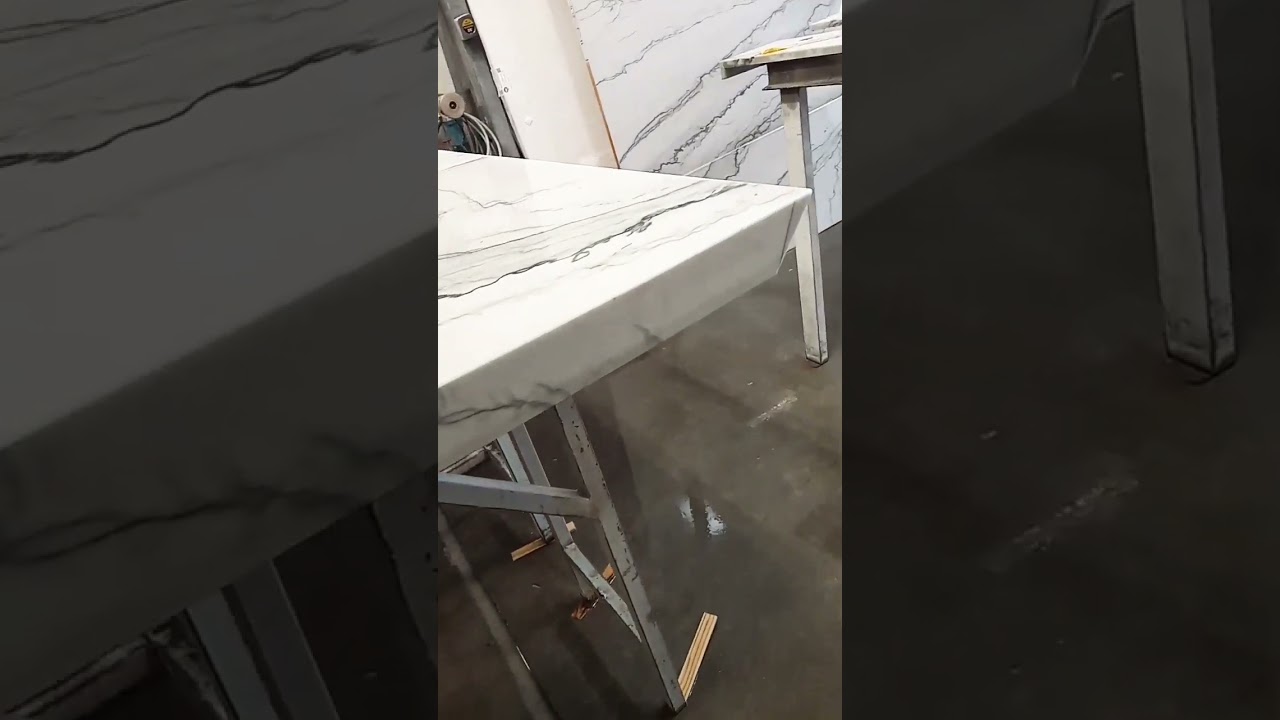 Quartz waterfall island 🤯