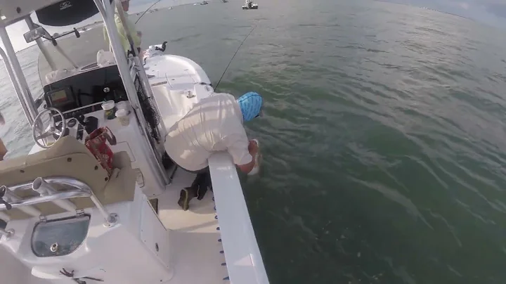 Red fishing in Port O'Connor Texas