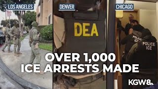 ICE makes record arrests amid Trump crackdowns