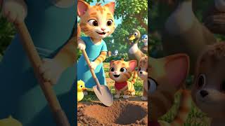 Oh No! The Pond Was Dry 😱 Animals Saved Water Together 💧 #shorts #savewater #waterislife #catstory