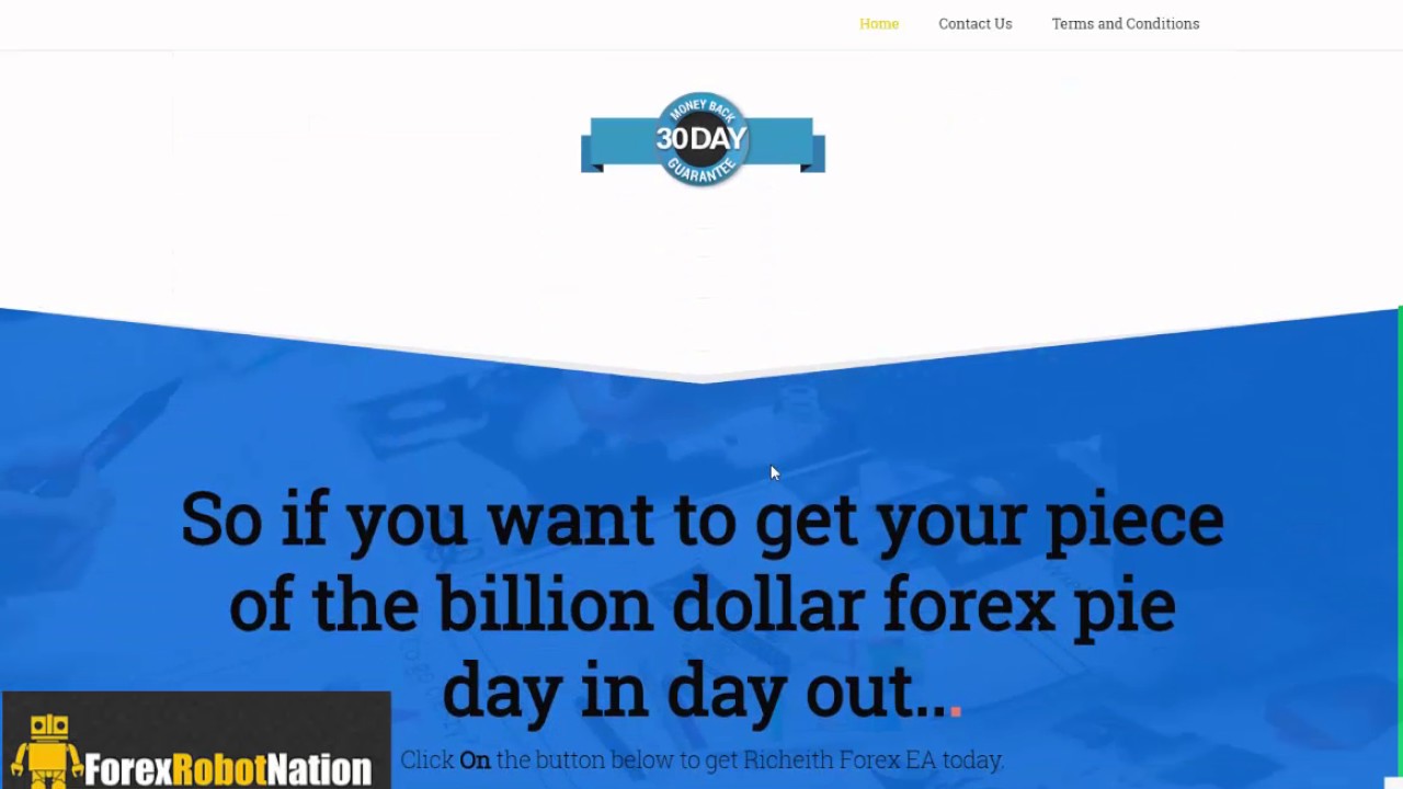 Richeith Forex Ea Robot Review Analysis - 