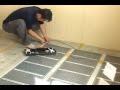 Infrared Underfloor Heating System - Installation