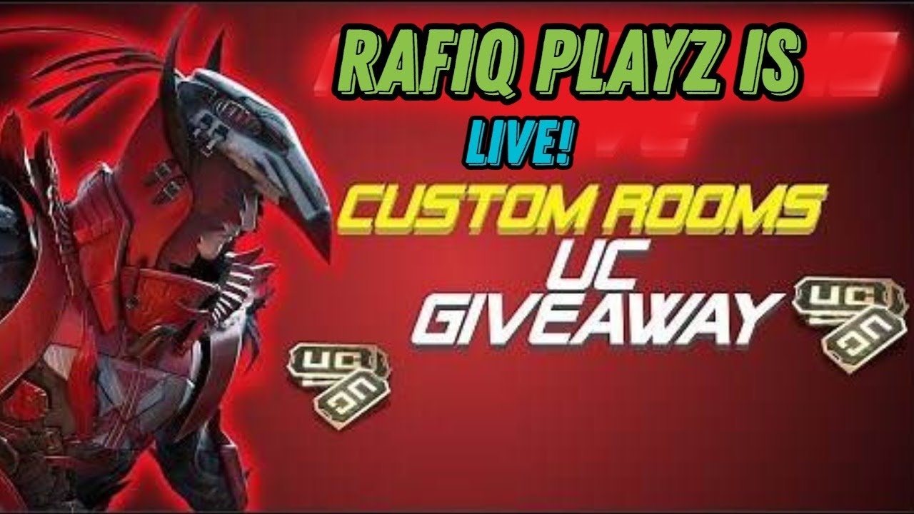 Ch Rafiq Rp RAFIQ PLAYZ LIVE PUBG LIVE UC RP GIVEAWAY M21 - YouTube
