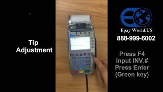 Epay World - Vx520 Tip Adjustmenten