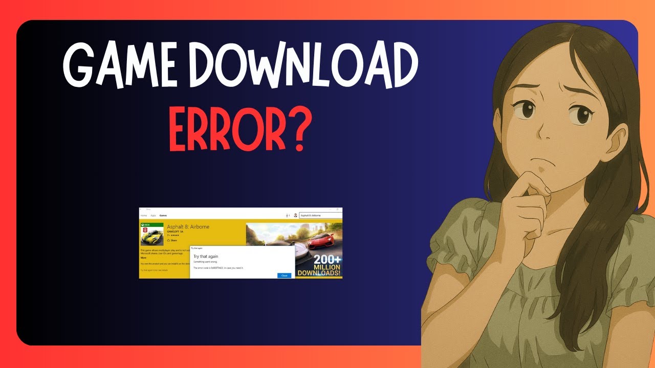 EASY FIX For Keep Getting ERROR When Downloading Game from Microsoft ...