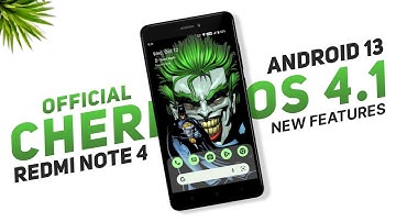 Cherish OS 4.1 Official For Redmi Note 4 | Android 13 | New Features | October Security Patch