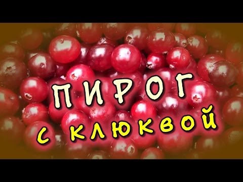 Пирог с клюквой