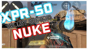 NUKE with the WORST Sniper in COD Mobile? (XPR-50) | Nuke Gameplay | Call Of Duty Mobile