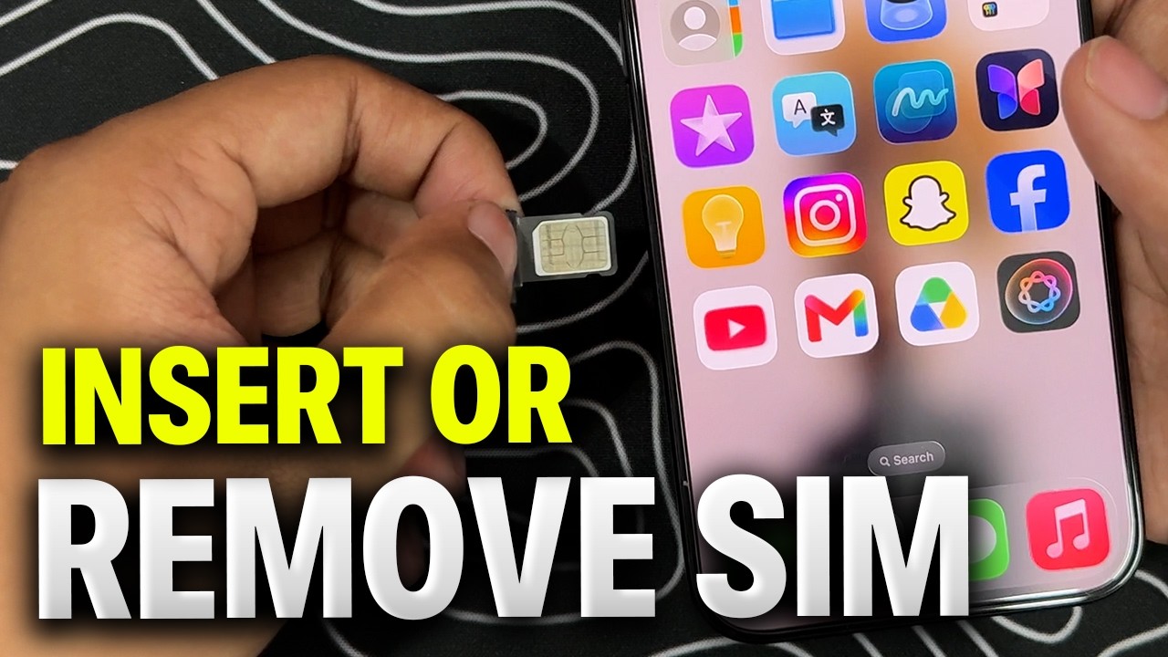 How to Insert or Remove SIM Card on iPhone 14 Series (Updated