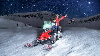 INSANE NIGHT SNOWMOBILING!