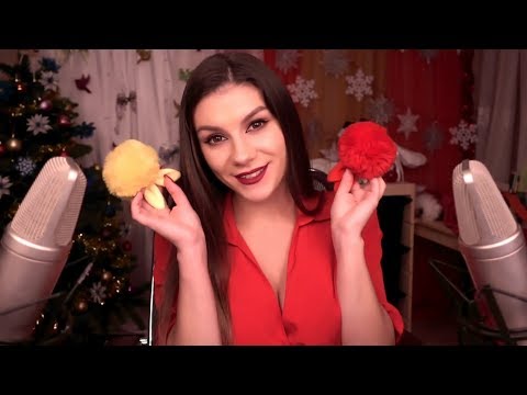 АСМР 😍 Массаж Мозга - Кисточки и Помпоны🔅 / ASMR Brain Massage