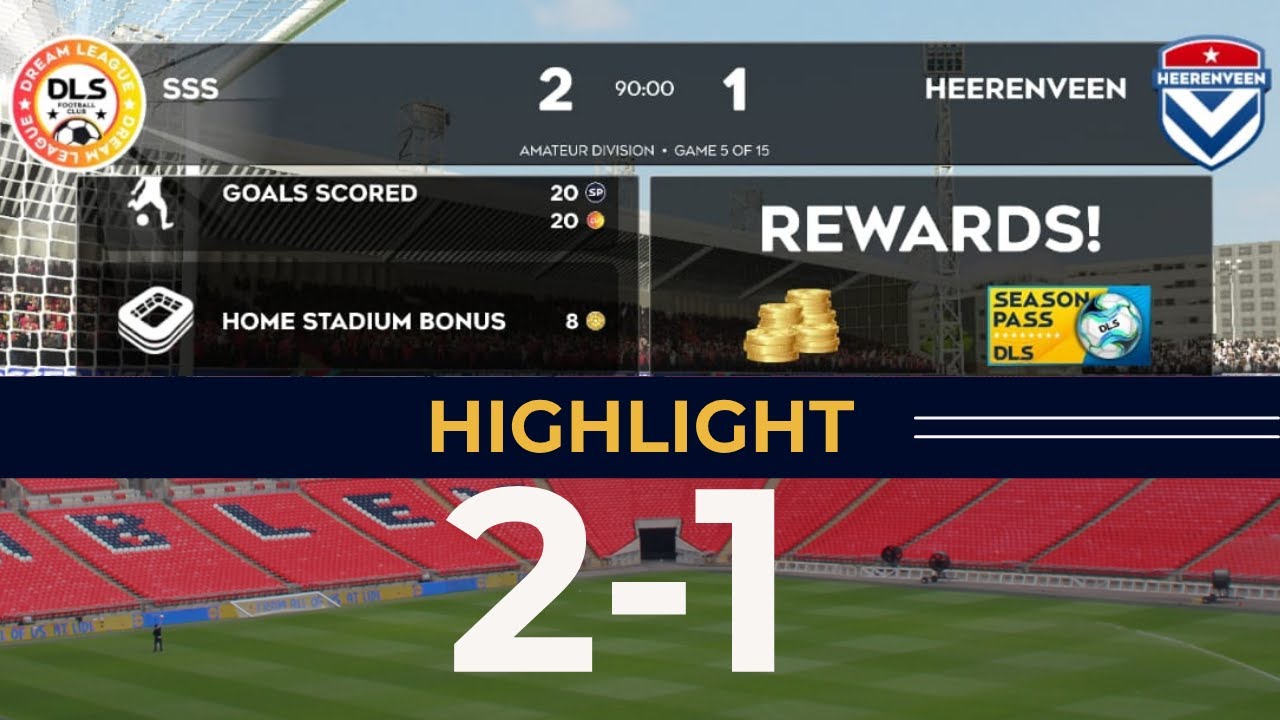 2-1 goal football academy league | dls world cup