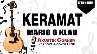 keramat - Mario G Klau ( Akustik Karaoke)