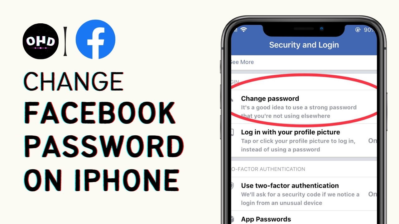 how-to-change-facebook-password-on-iphone-youtube