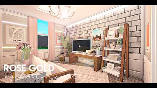 Bloxburg || Rose Gold Apartment 45k VOICEOVER(pls dont bully me)|| House Build Bloxburg || Rose Gold Apartment 45k VOICEOVER(pls dont bully me)|| House Build