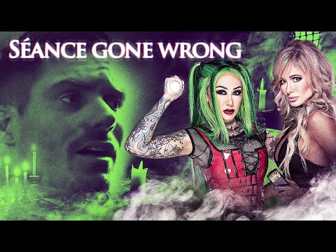 Grayson Waller Shotzi And Scarlett Summon The Dead During Séance