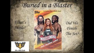 This wrestling wednesday, i am opening up a blaster of 2020 topps wwe
road to wrestlemania. you get 10 packs along with relic inside the
chance for bi...
