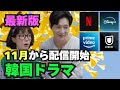 🌟【最新版】11月から配信開始予定の韓国ドラマ！あの超話題作がついに登場🌟