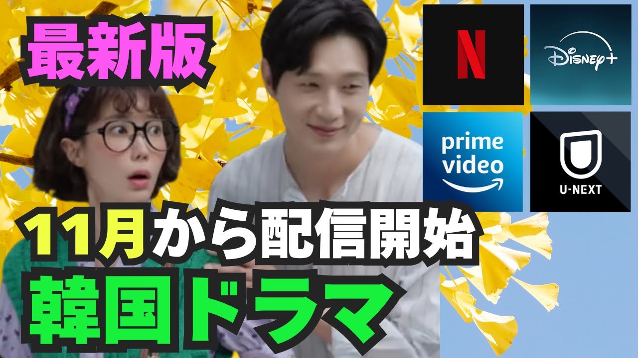🌟【最新版】11月から配信開始予定の韓国ドラマ！あの超話題作がついに登場🌟