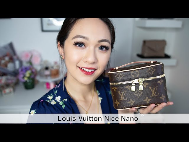 How cute is the Louis Vuitton Nice Nano Toiletry Pouch?! #louisvuitton, louisvuitton