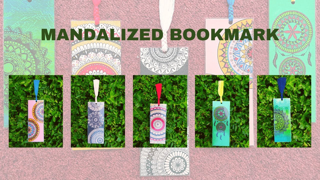 DIY mandala bookmark | Step by step mandala drawing | Easy mandala art