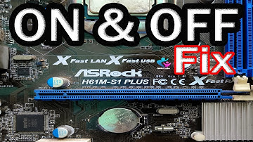 ASRock H61M S1 PLUS RESTART PROBLEM FIX | ASRock H61M S1 PLUS ON AND OFF FIX