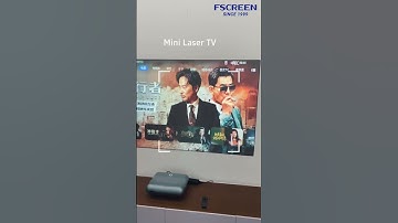 【FSCREEN】Fresnel ALR Magnetic Rollable Projection Screen,  Mini Laser TV #projectionscreen #fscreen