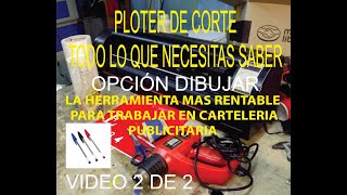 PLOTER DE CORTE,OPCION DIBUJAR,