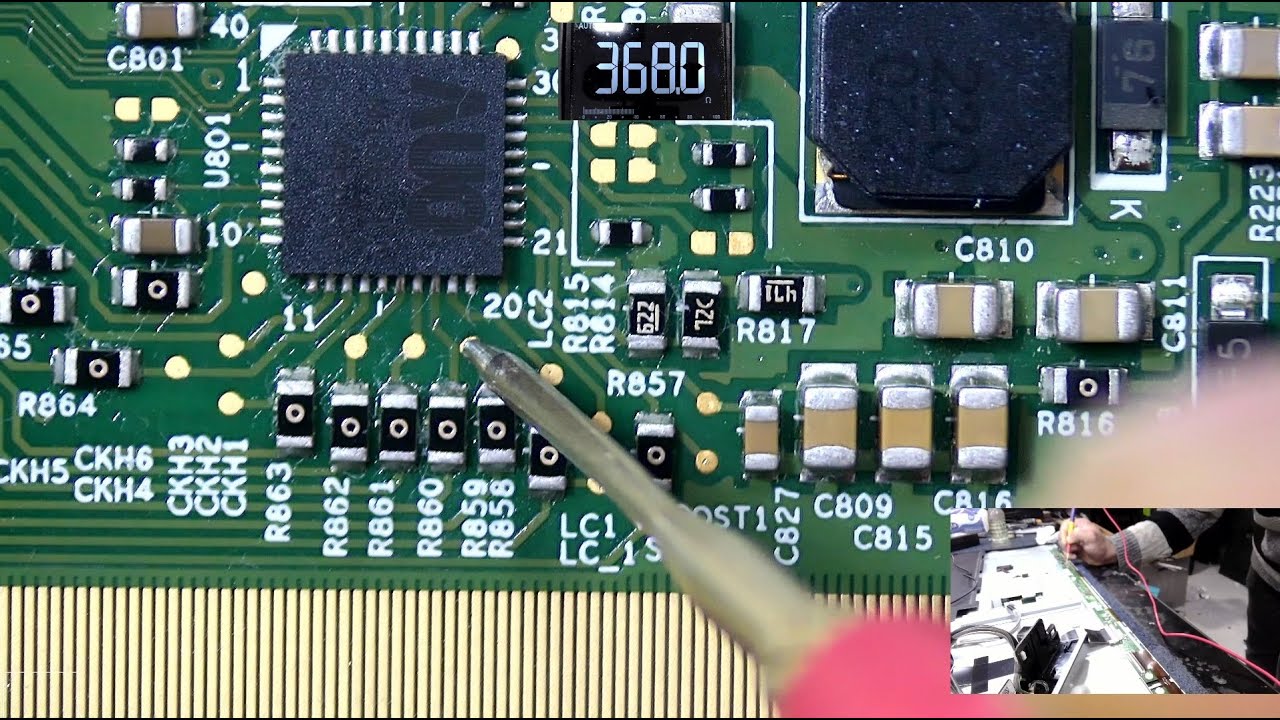 شاهد كيف تمكنت منه إصلاح تلفاز سوني لا توجد صورة مع وجود الإضاءة الخلفية SONY KDL-50W685A