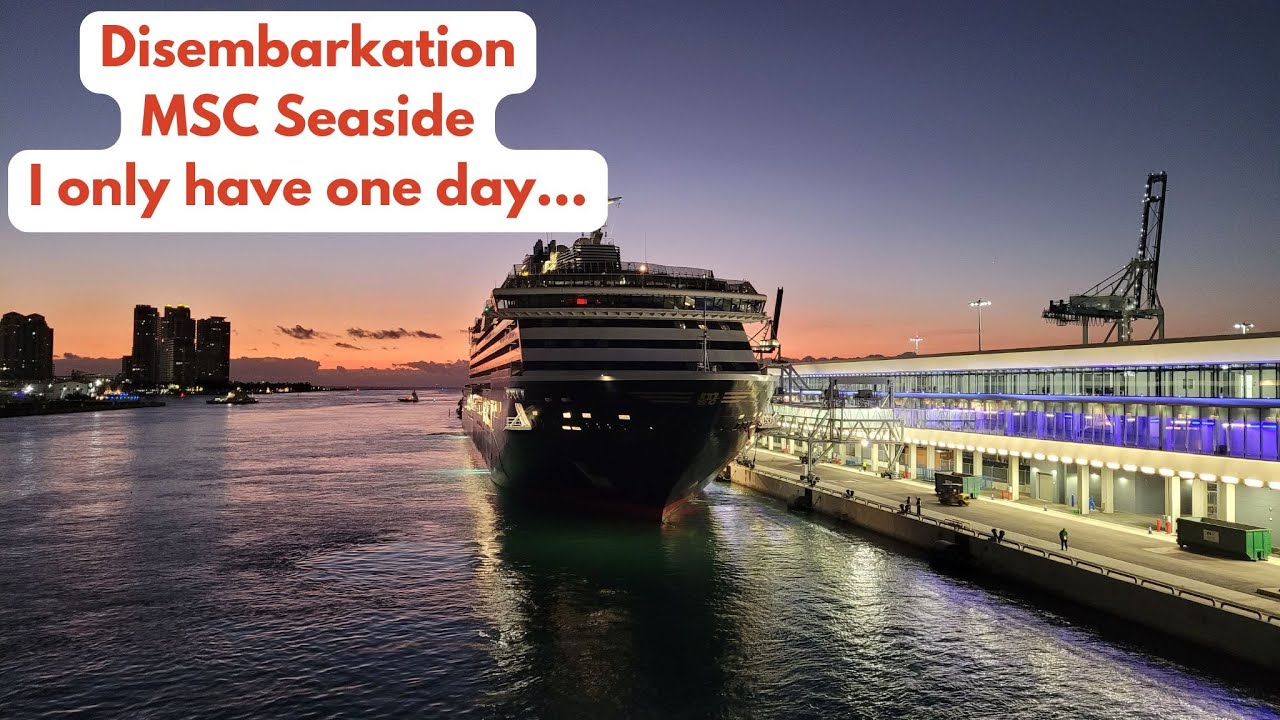 It's MSC for ME!  But with a wondering eye.  Leaving MSC Seaside and thinking about what's next...