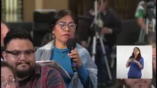 Sheinbaum Pardo rechazó responder una pregunta de la reportera Reyna Haydee durante la conferencia
