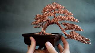 Metal Bonsai Tree, Drzewko Bonsai.