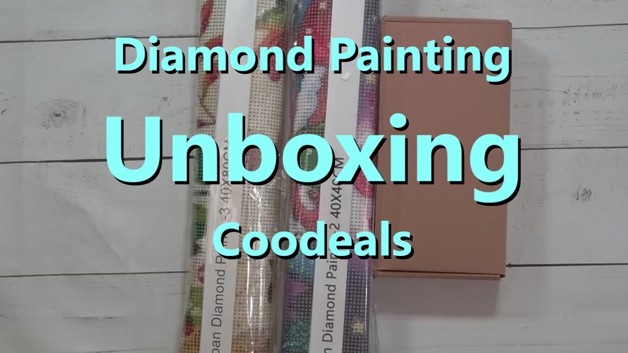 Diamond Painting Unboxing - Coodeals (Plus A Completion & Framing)