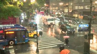 Severe thunderstorm warning issued for NYC