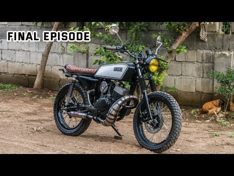 Kawasaki HD3 2stroke Scrambler Build Part 10