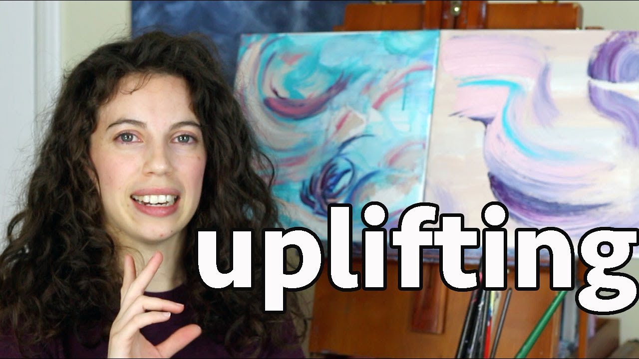 Surround yourself with positive energy by creating abstract paintings