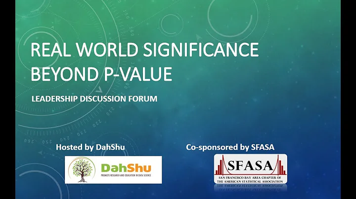 Real World Significance Beyond P Value